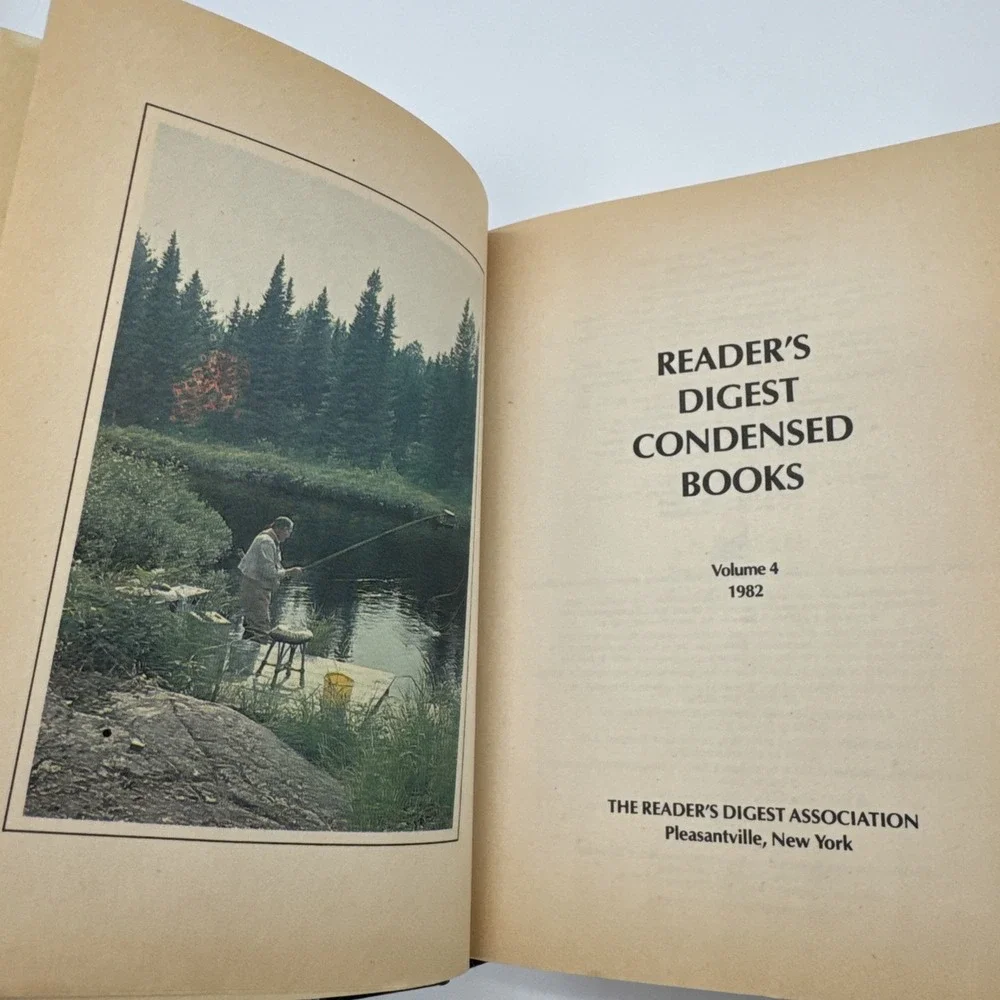 Lot of 2 Vintage Reader's Digest Condensed Books Volume 4 & 5 1980 Hardcover